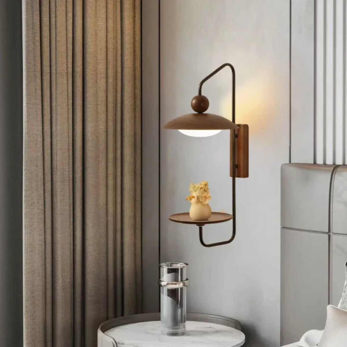 Applique Murale Scandinave Bois et Métal – Kadane