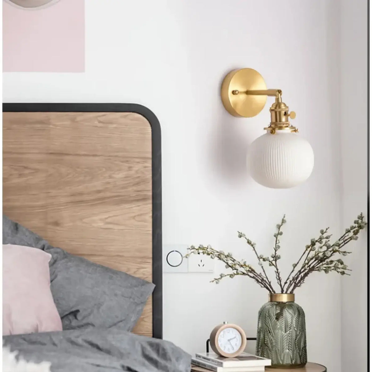 Applique Murale E27 Effet Céramique – Vaman