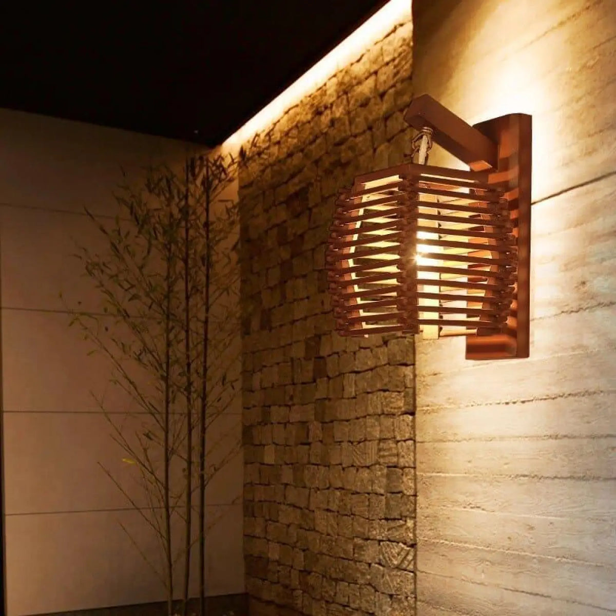 Applique Murale Bambou et Rotin – Lavane