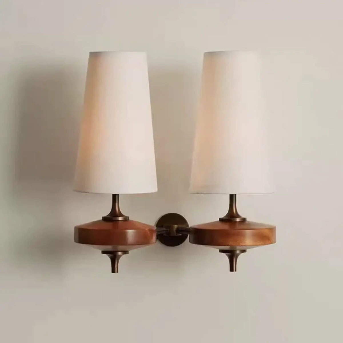 Applique Murale Bois Métal et Tissu – Védon