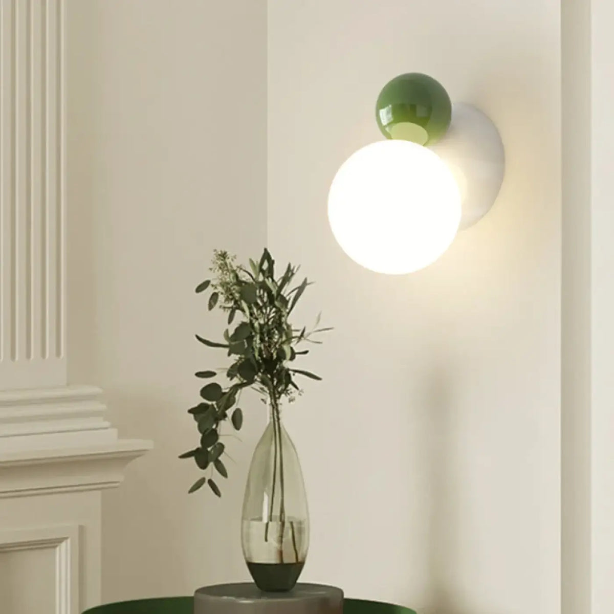 Applique Murale Double Boule Colorée – Fémane