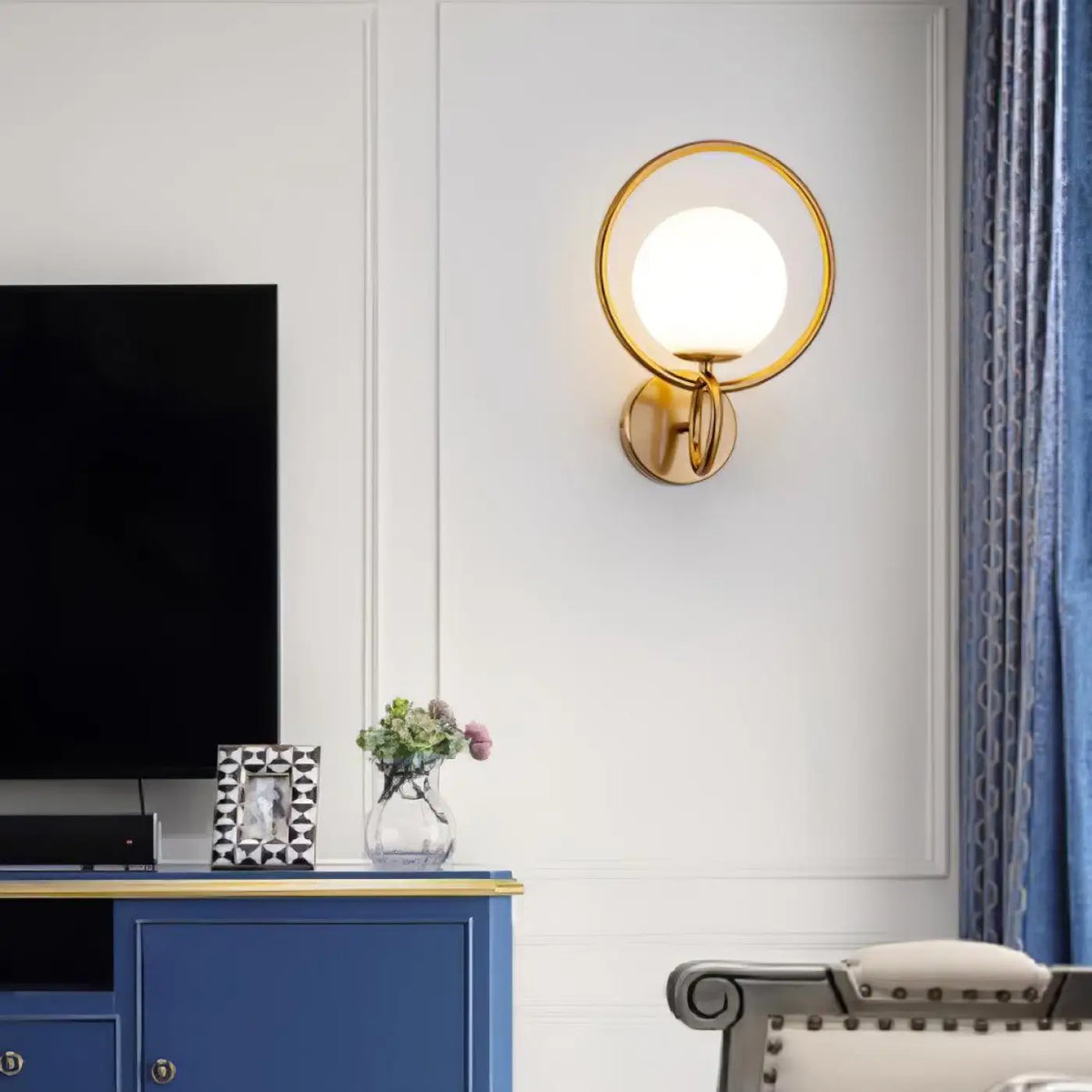 Applique Murale LED Cercle et Globe – Fevelle