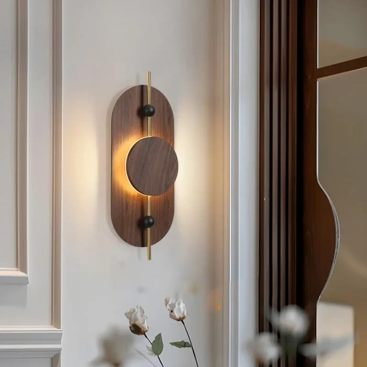 Applique Murale LED Bois et Métal – Lomane
