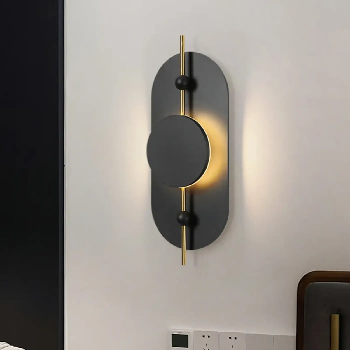 Applique Murale LED Bois et Métal – Lomane