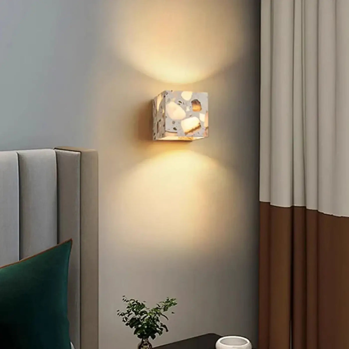Applique Murale Effet Pierre Beige – Jomine