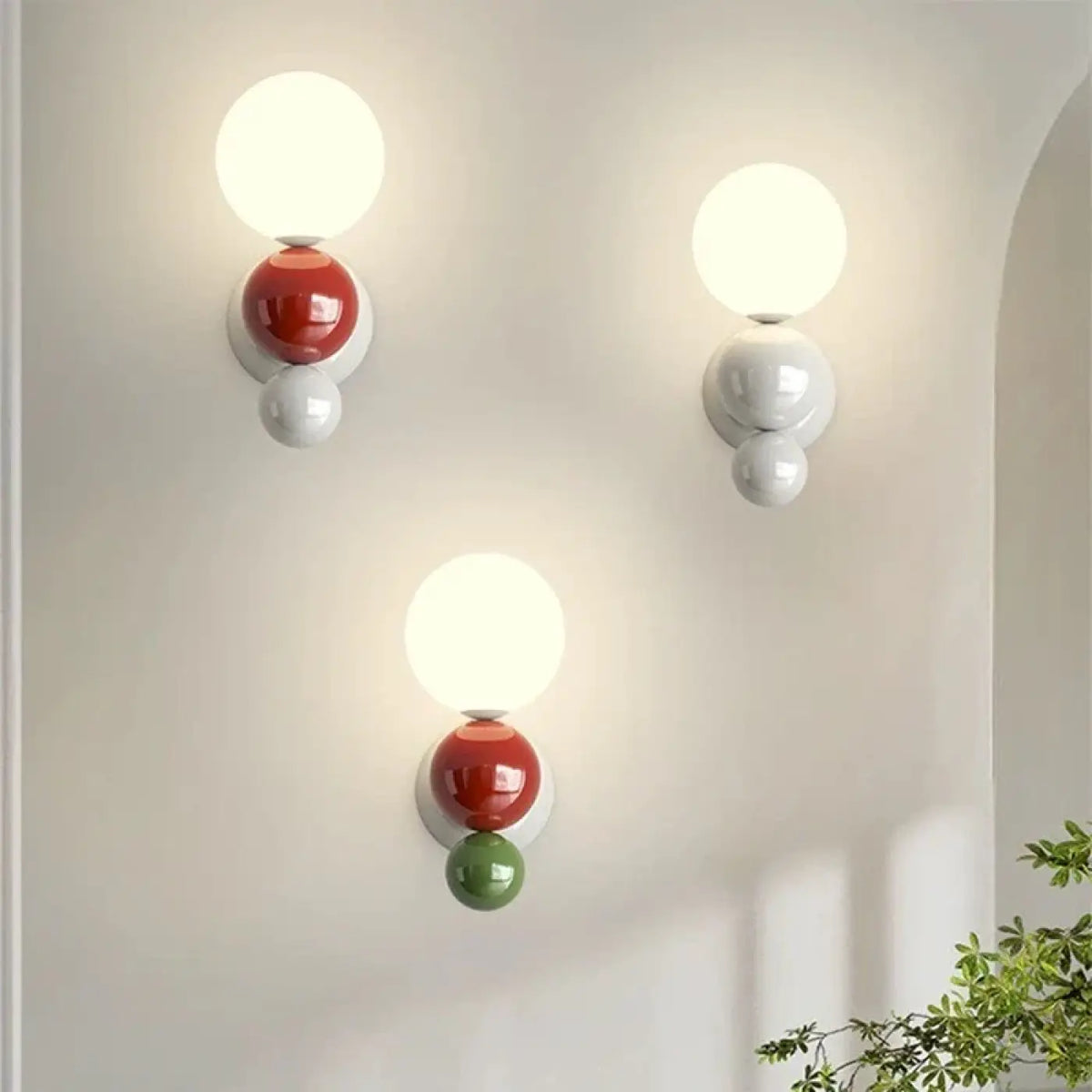 Applique Murale LED en Fer Blanc – Vadan