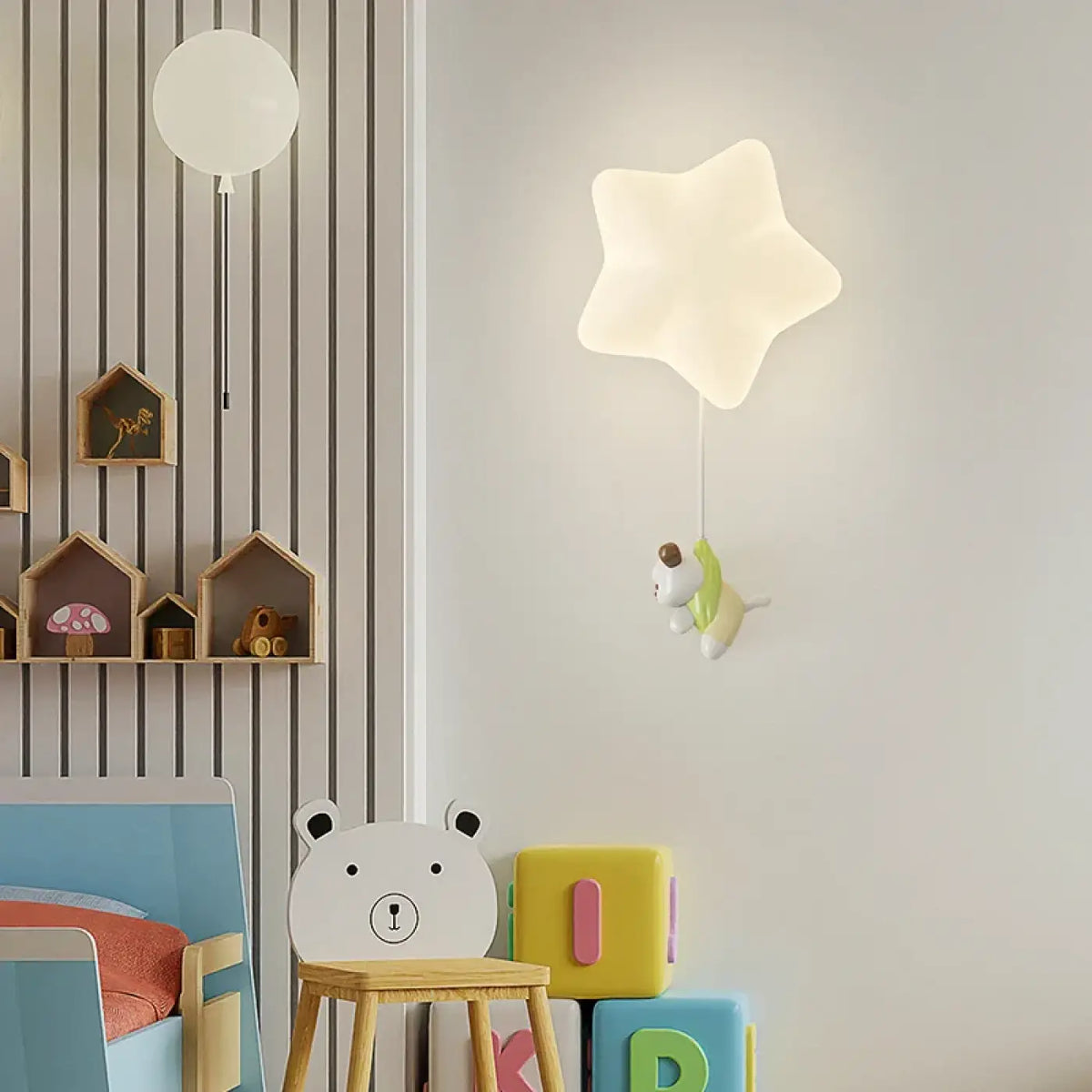 Applique Murale Enfant Étoile et Figurine – Tario