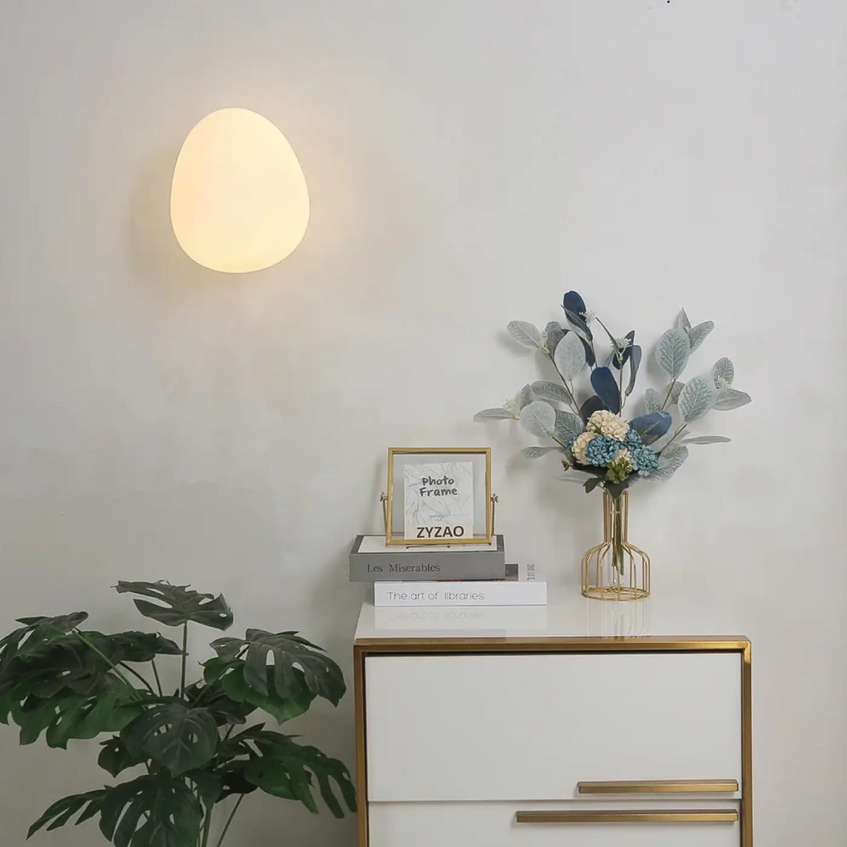Applique Murale Galet Blanc – Karelle