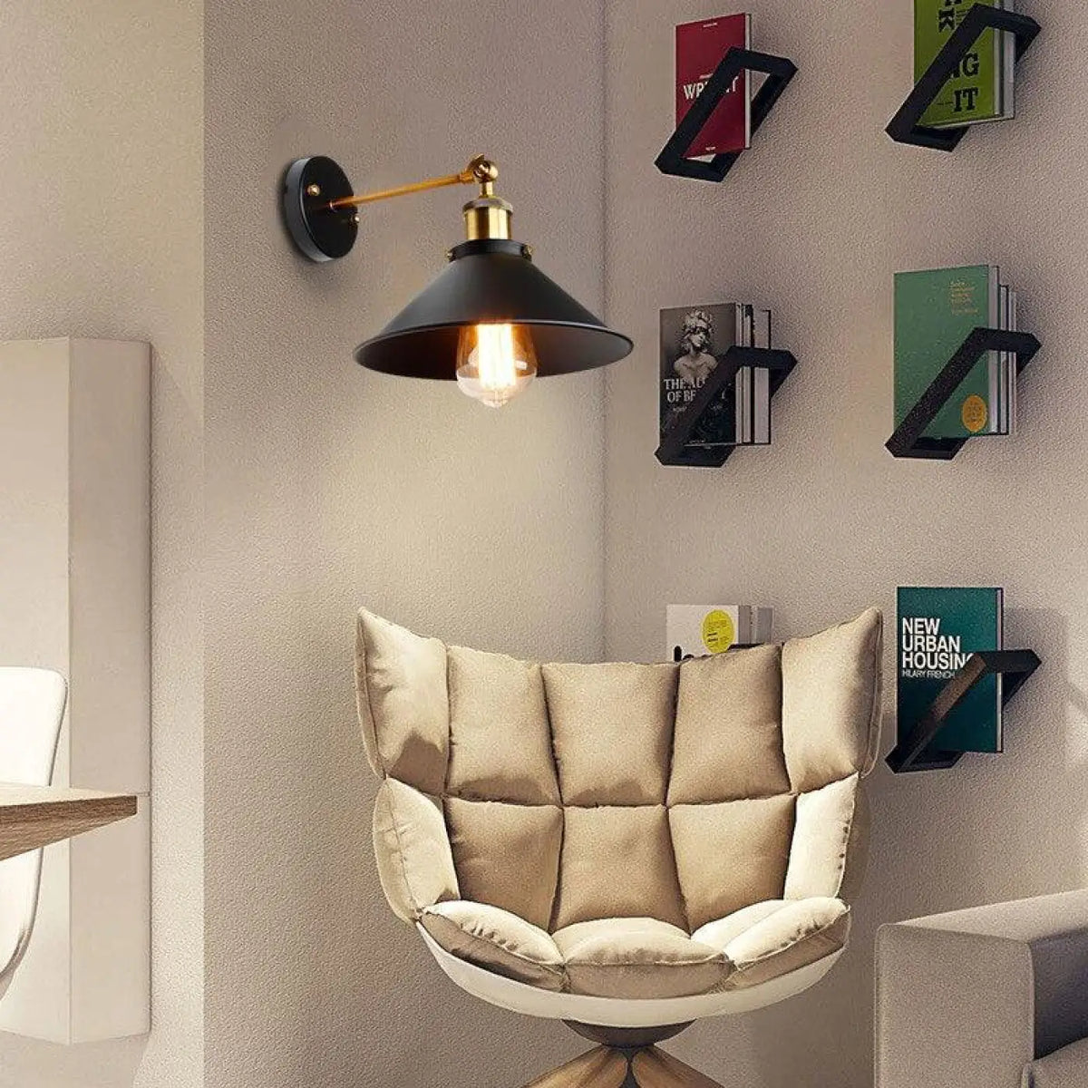 Applique Murale Industrielle – Zaro