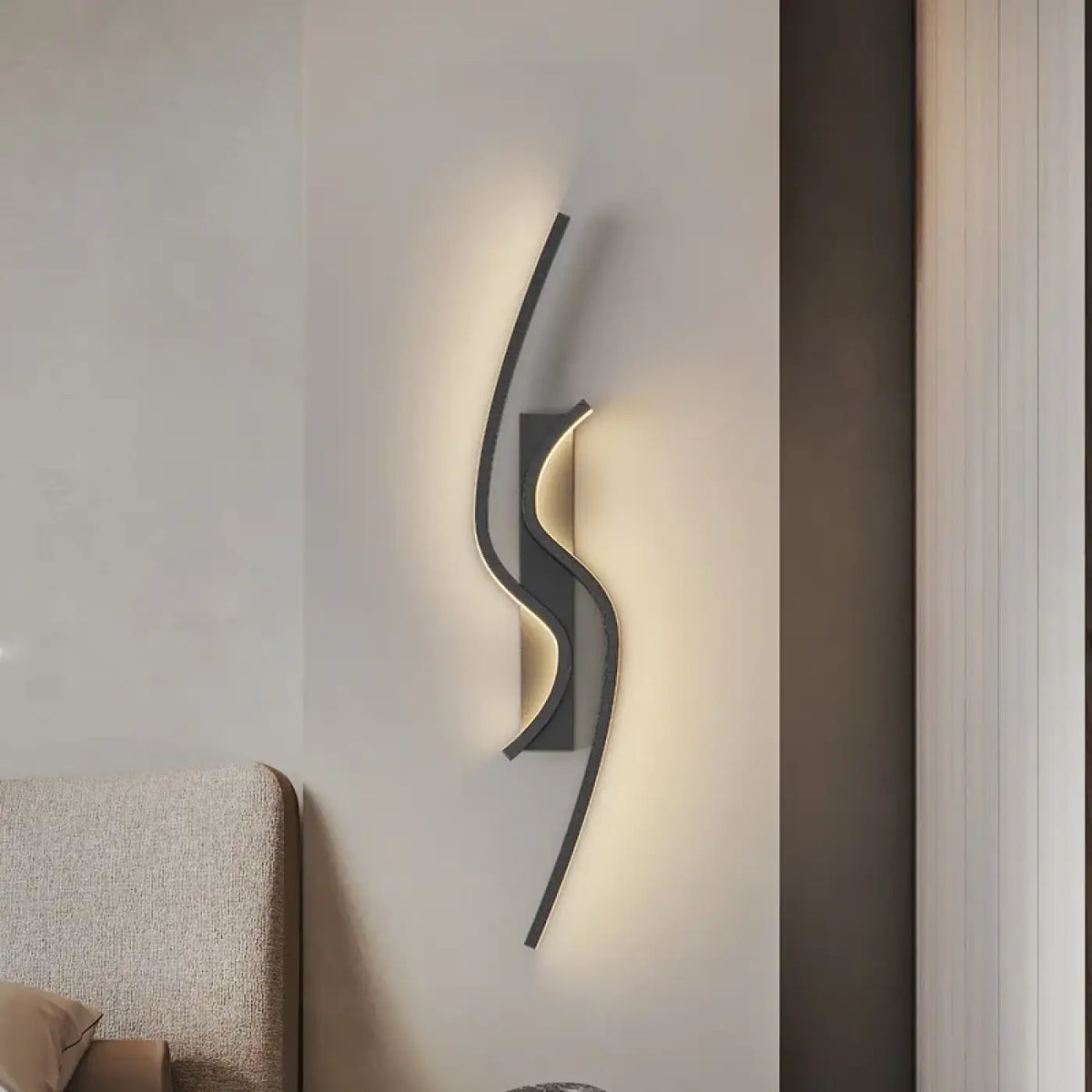 Applique Murale LED Double Vague – Darel