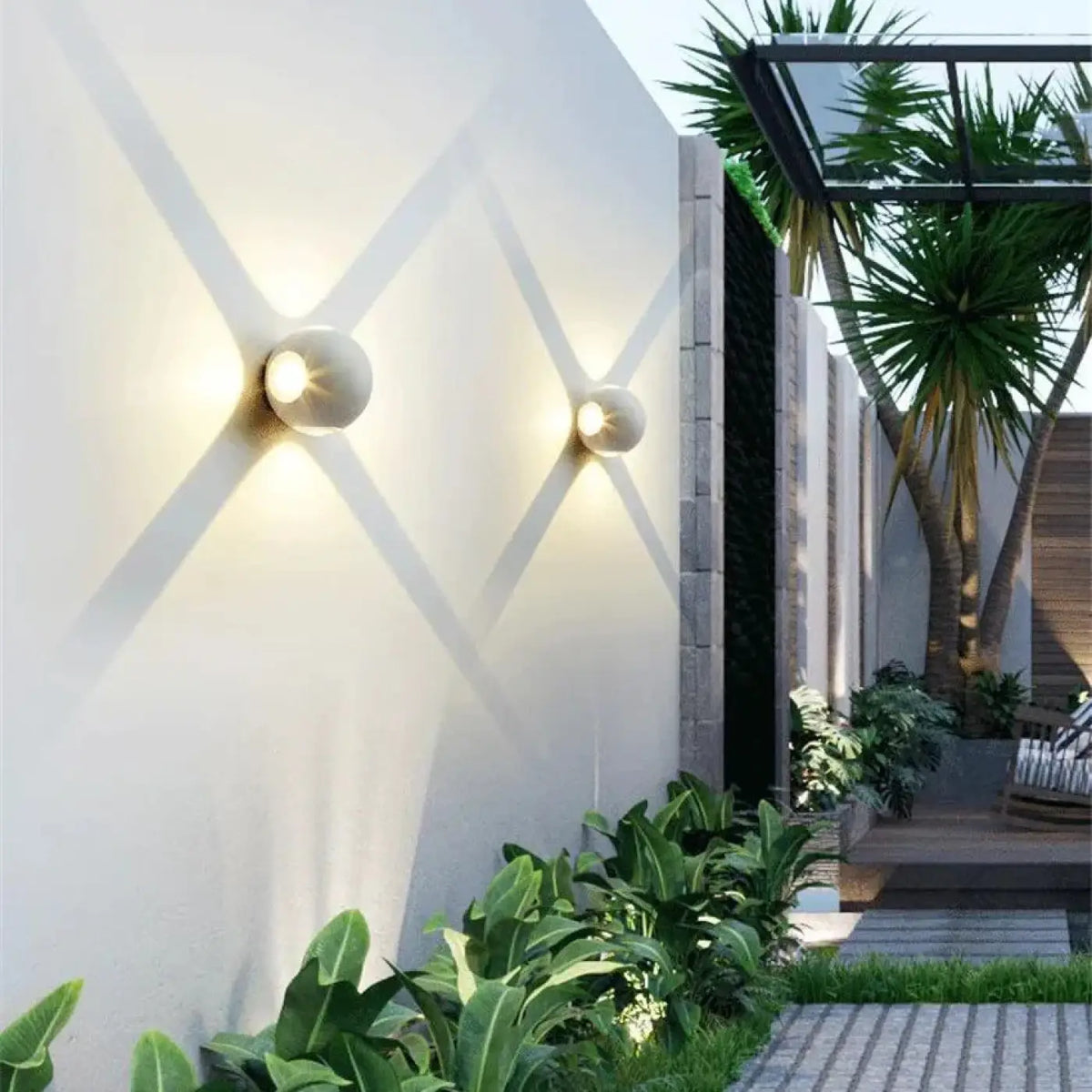 Applique Murale LED Boule Aluminium – Vidon