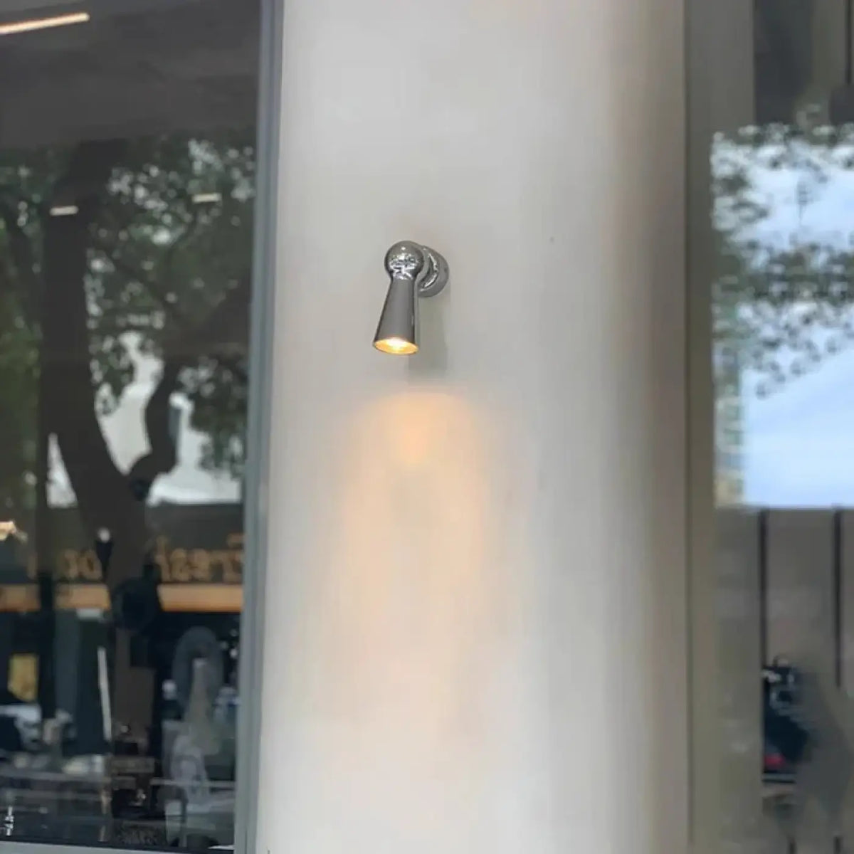 Applique Murale LED Chromée Base Aluminium – Fénio