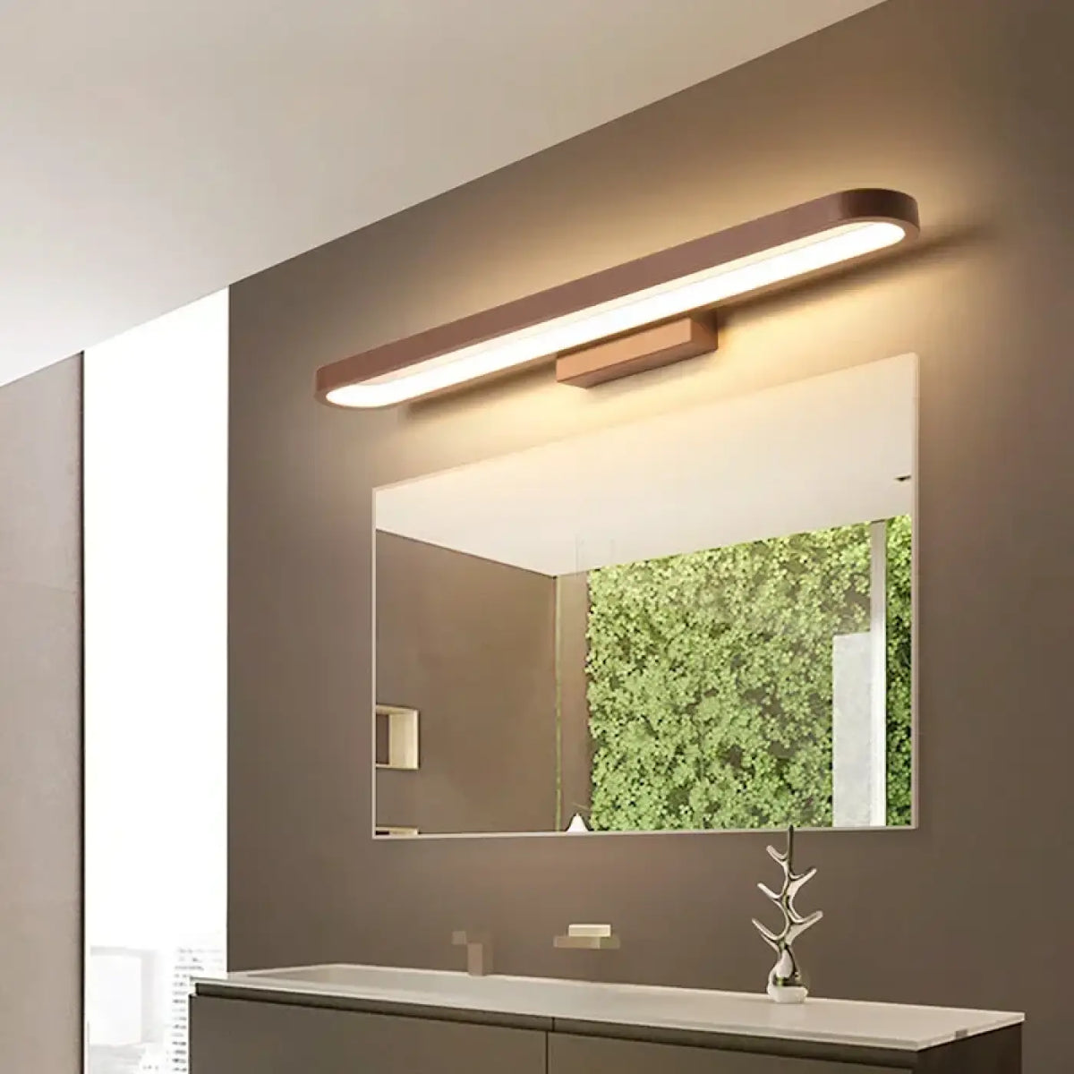 Applique Murale LED Marron Chocolat – Terio