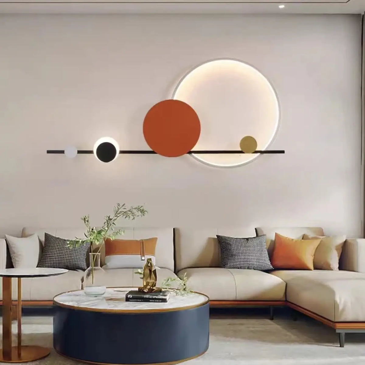 Applique Murale LED à Cercles – Selane