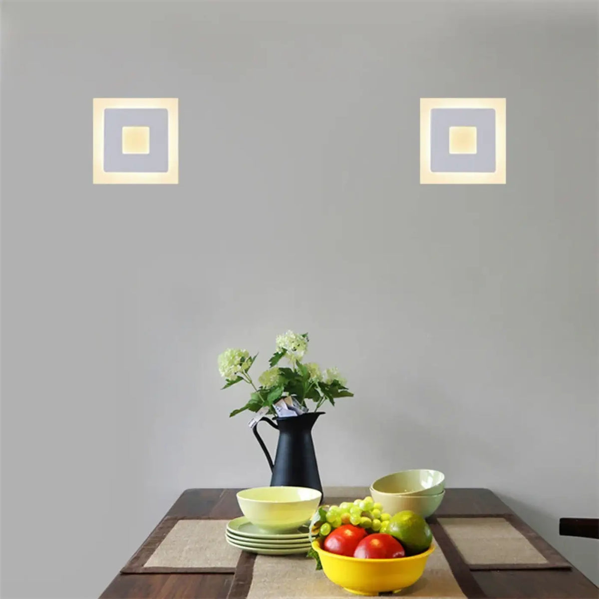 Applique Murale LED Carrée – Tarelle