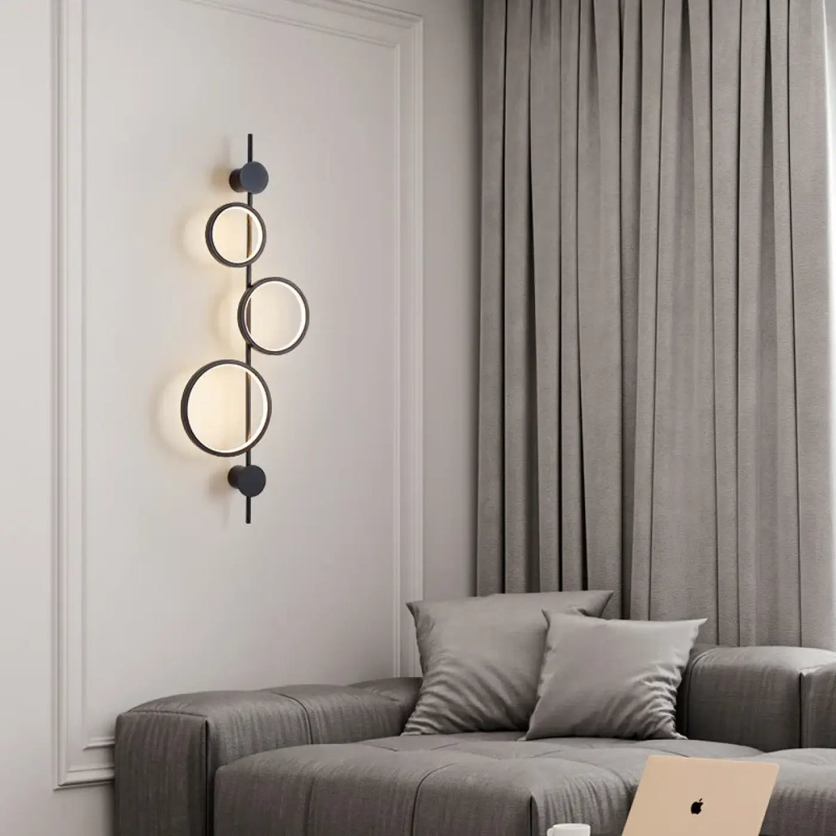 Applique Murale LED Trois Cercles – Jovio