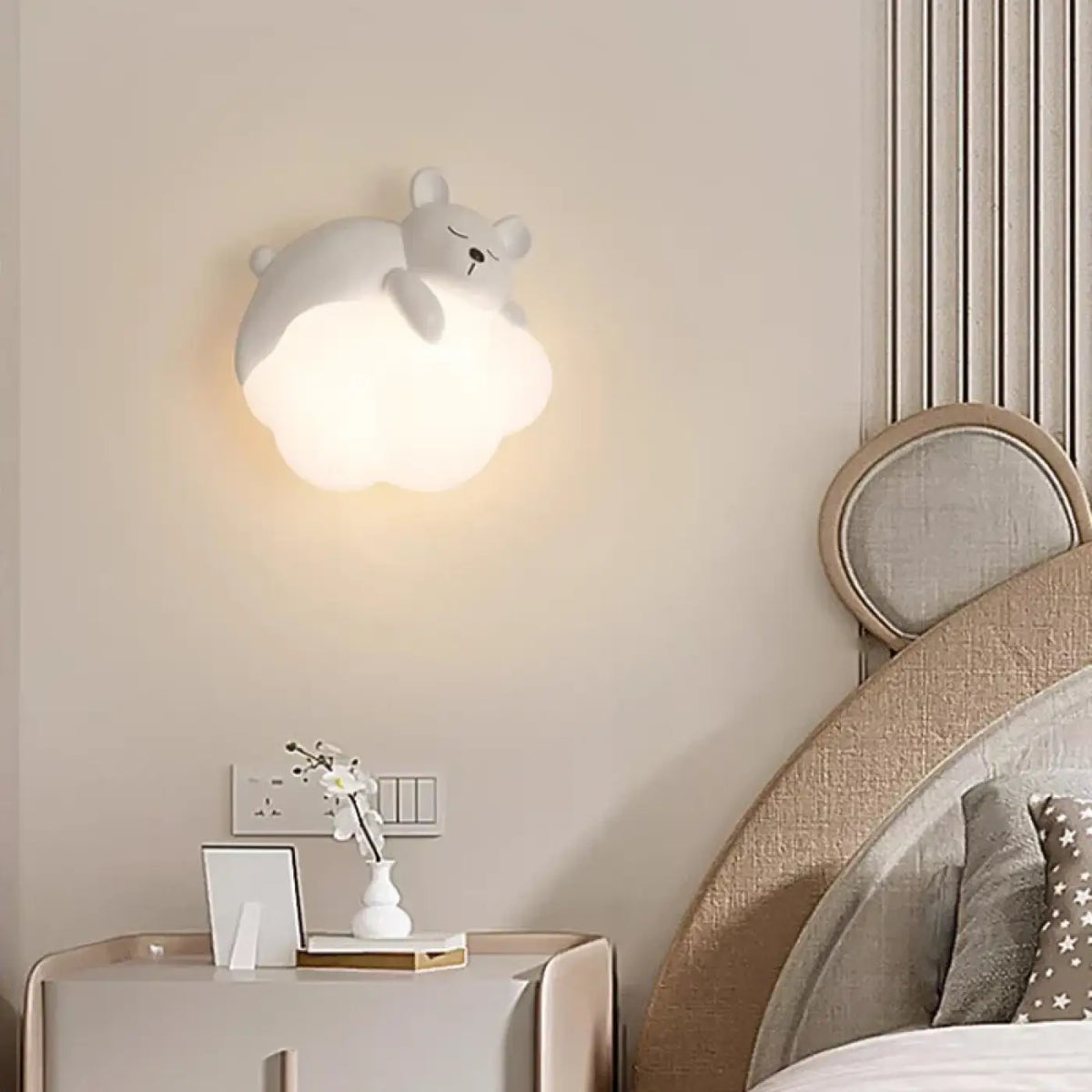 Applique Murale Ours ou Lapin Blanche – Badia