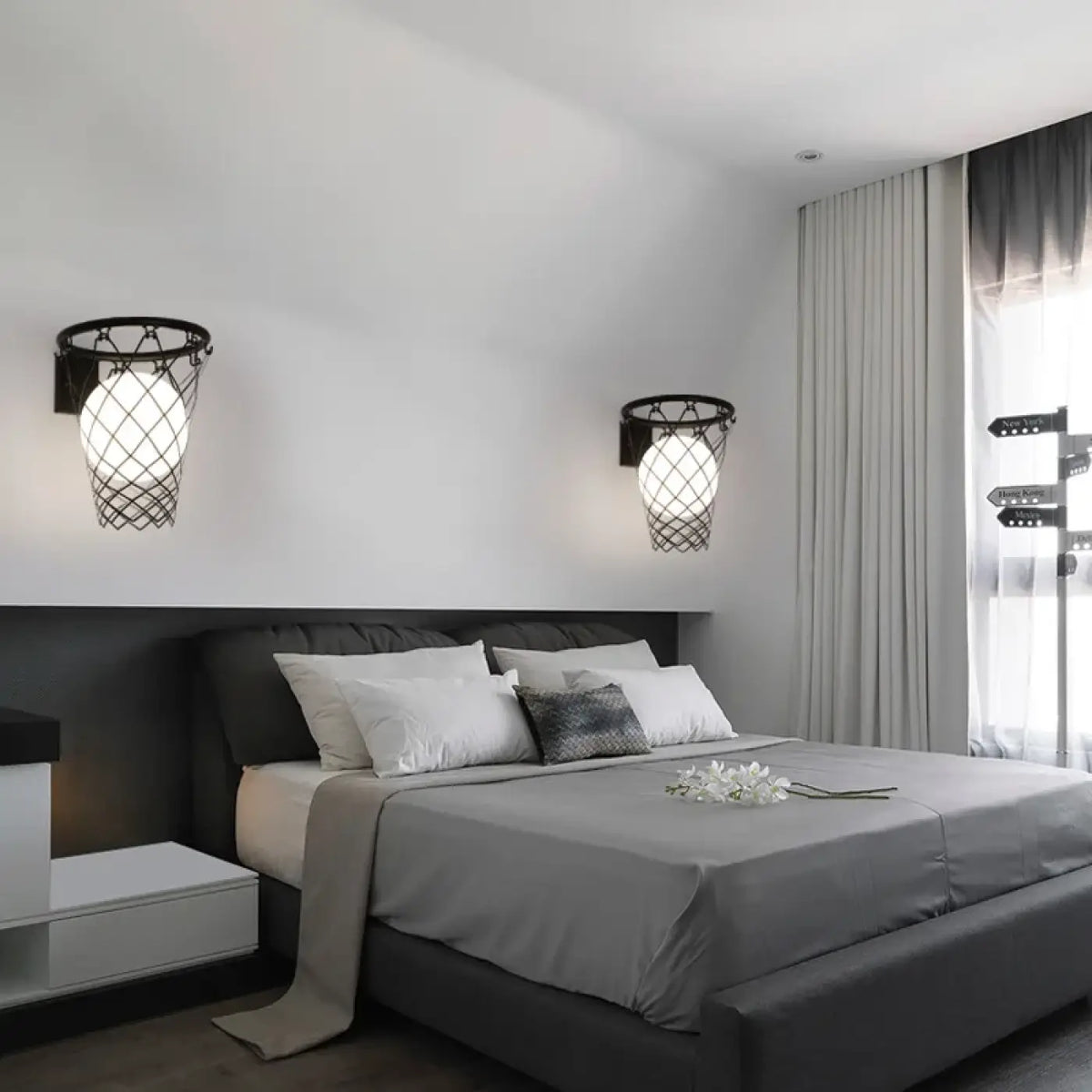 Applique Murale Panier de Basket LED – Revette