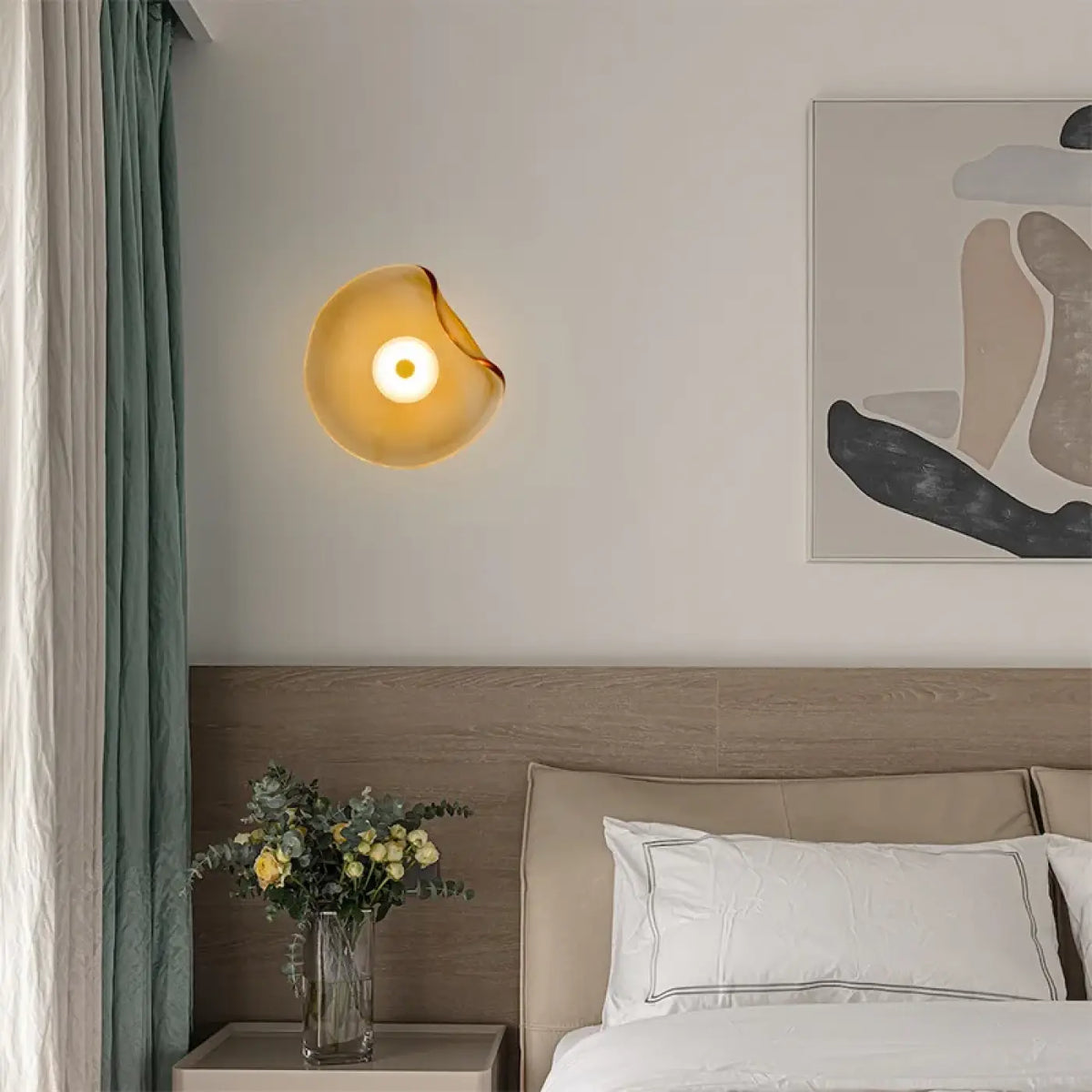 Applique Murale en Verre Soufflé Teinté – Fésis