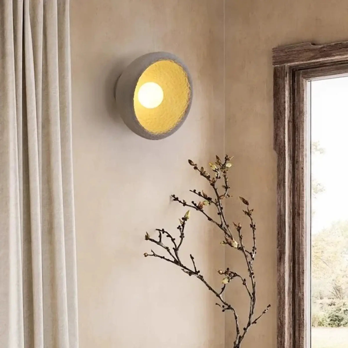 Applique Murale Ronde en Céramique LED – Jedel