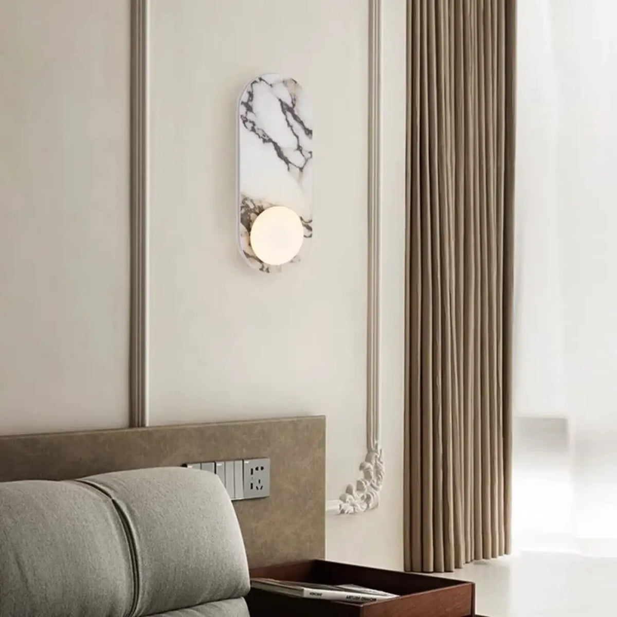 Applique Murale Scandinave Trois Boules Blanches – Bodon