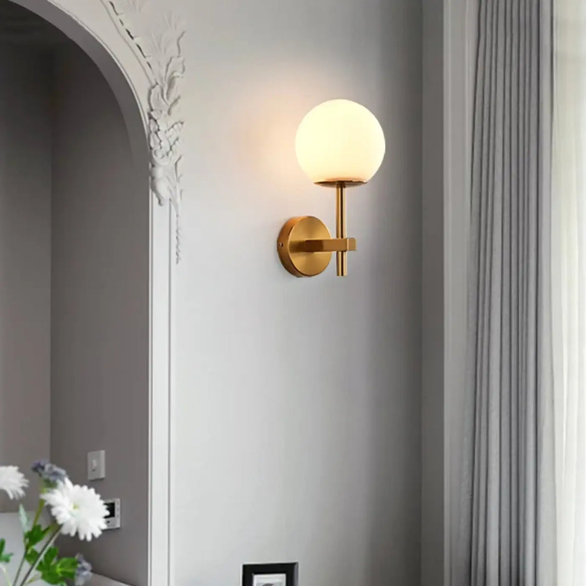 Applique Murale Abat-jour en Verre Teinté – Samo