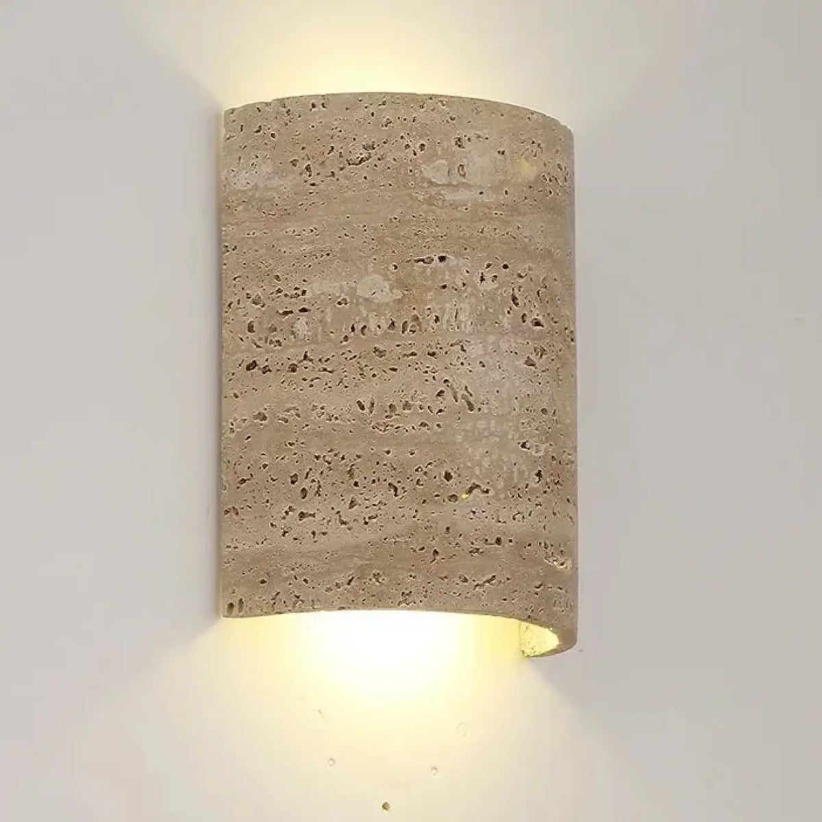 Applique Murale LED en Travertin – Bonette