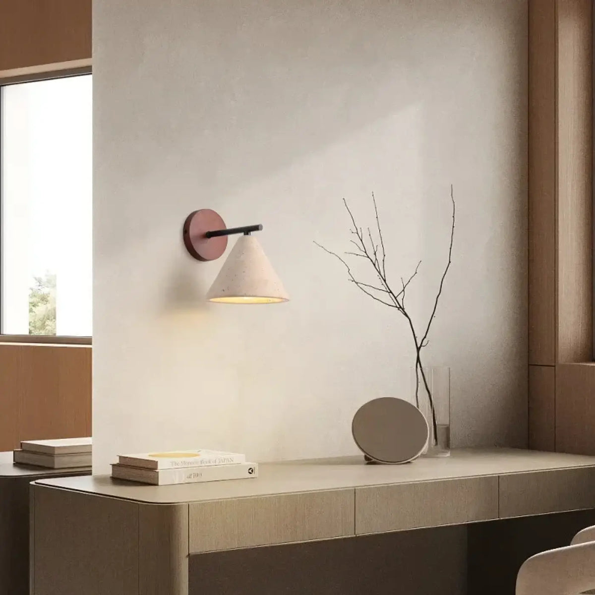 Applique Murale Triangulaire en Pierre – Fodia