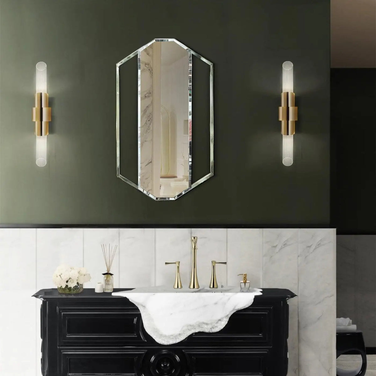 Applique Murale Tube en Verre – Besio