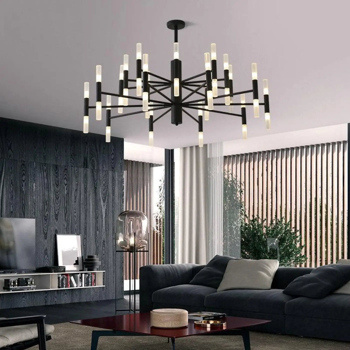 Grand Plafonnier LED pour Salon – Nidelle