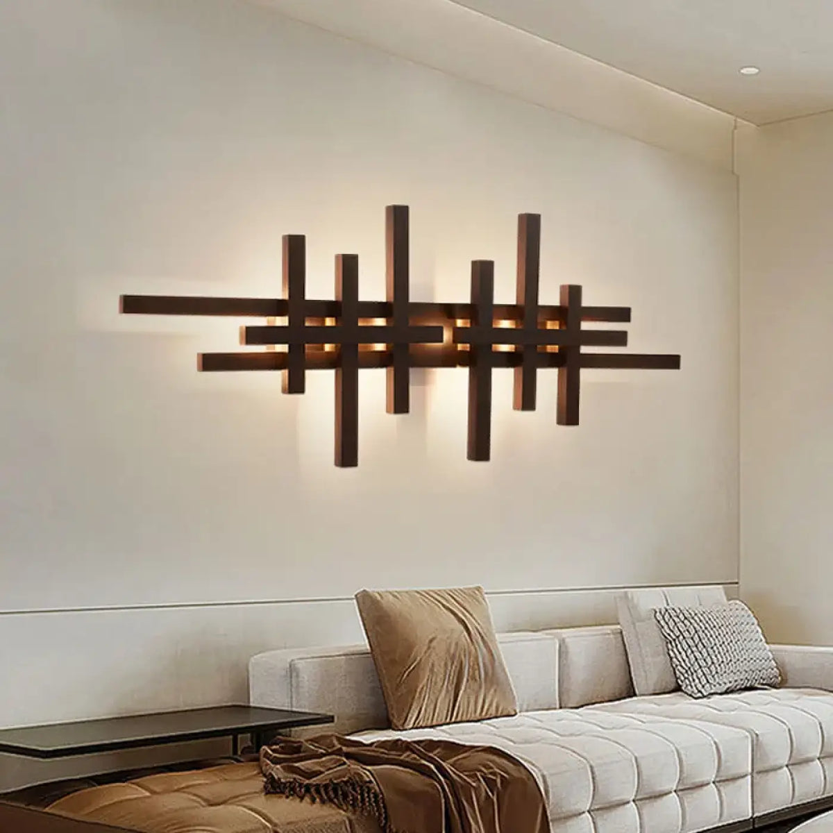 Applique Murale Grand Format Bois Croisé – Fidia