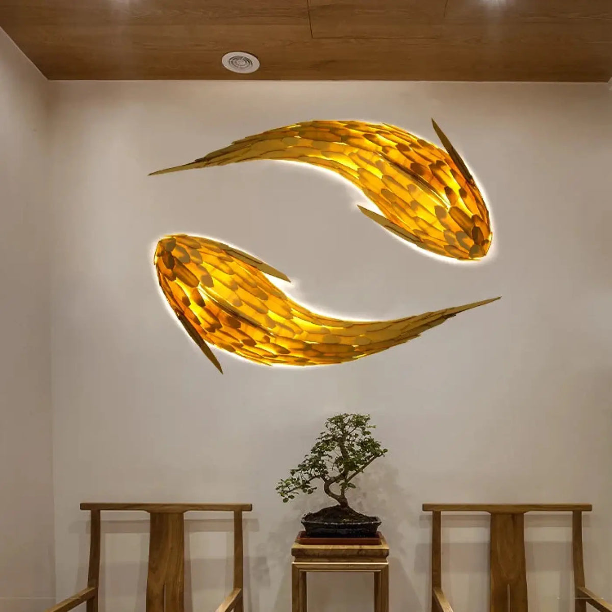 Grande Applique Murale LED Carpe Koï – Lason