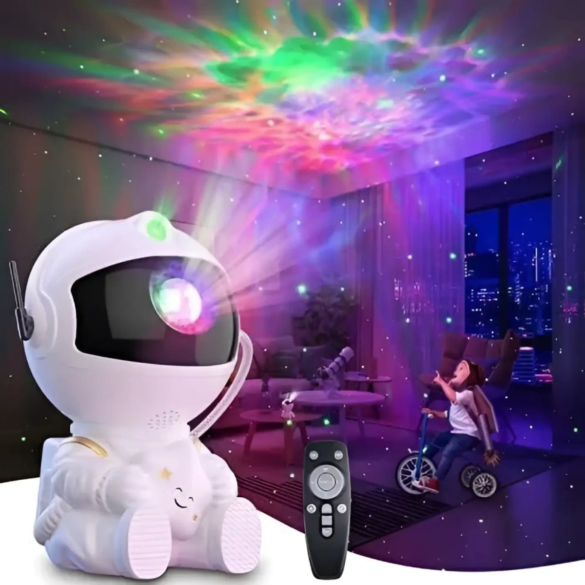 Veilleuse Astronaute Projecteur Galaxie – Bédo