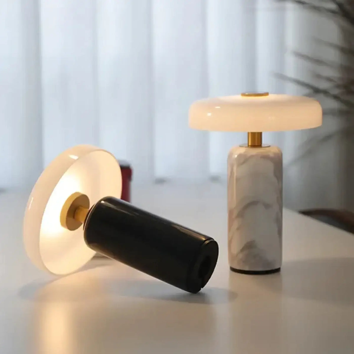 Lampe de Chevet Effet Marbre – Rasette