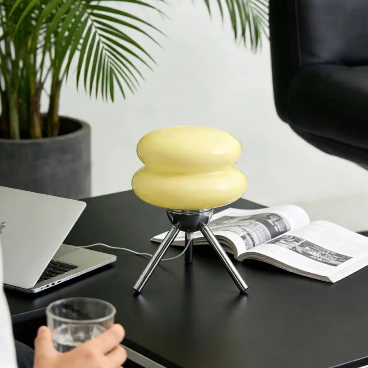 Lampe de Chevet Géométrique Sculpturale – Fovane