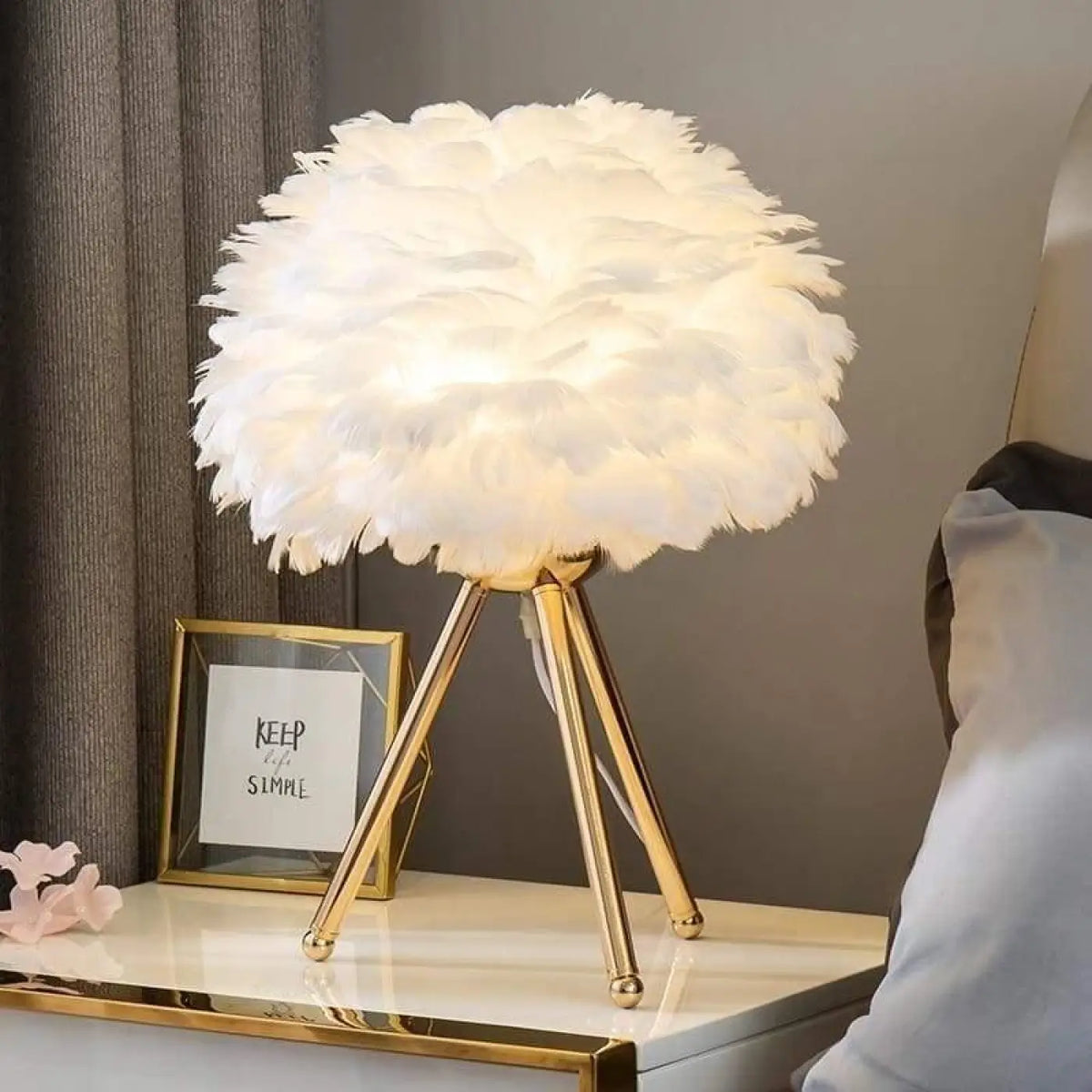 Lampe de Chevet Plume Aérienne – Sivine