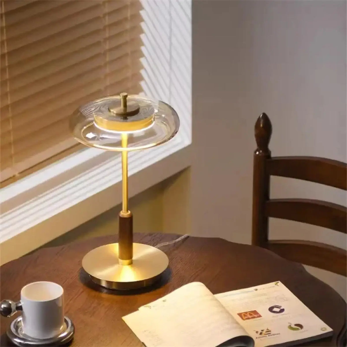 Lampe de Chevet Nordique Géométrique – Zoris