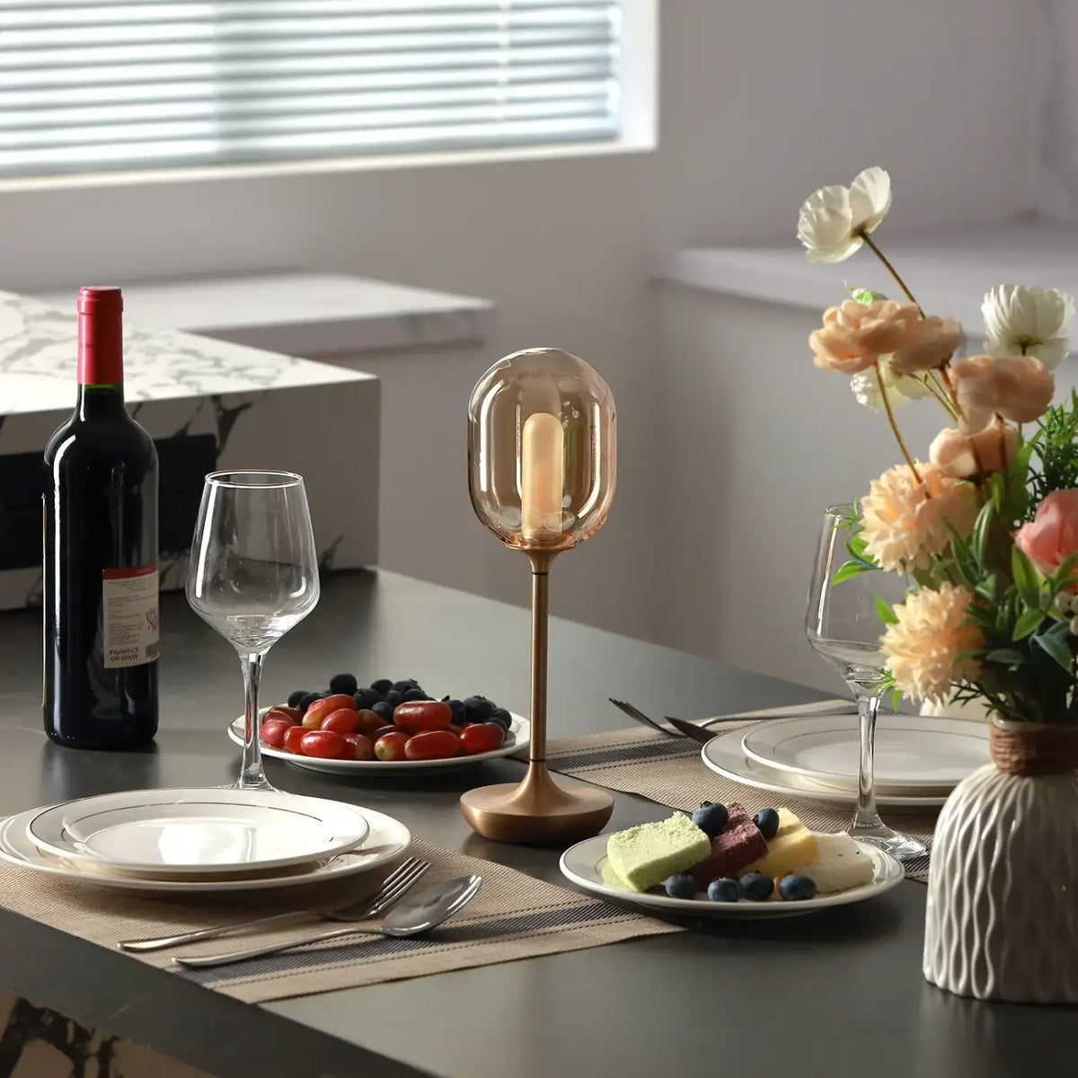 Lampe de Chevet en Verre Moderne – Bivis
