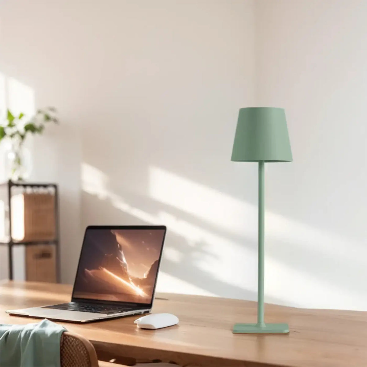 Lampe à Poser Abat-jour Conique – Nomel