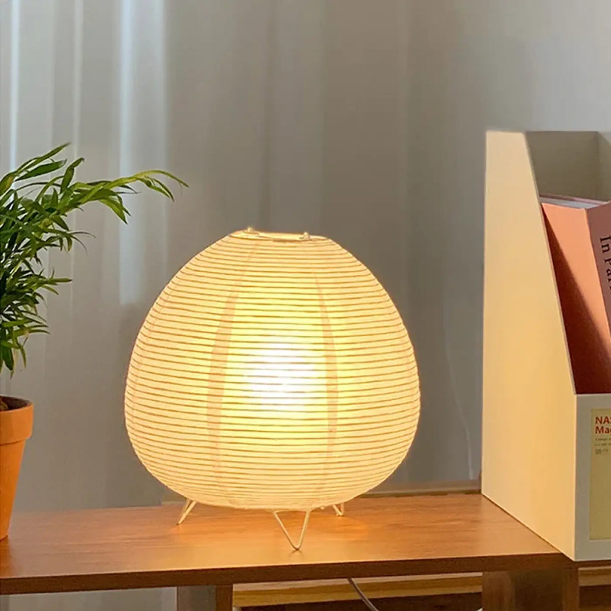 Lampe à Poser Blanche Design – Vemane