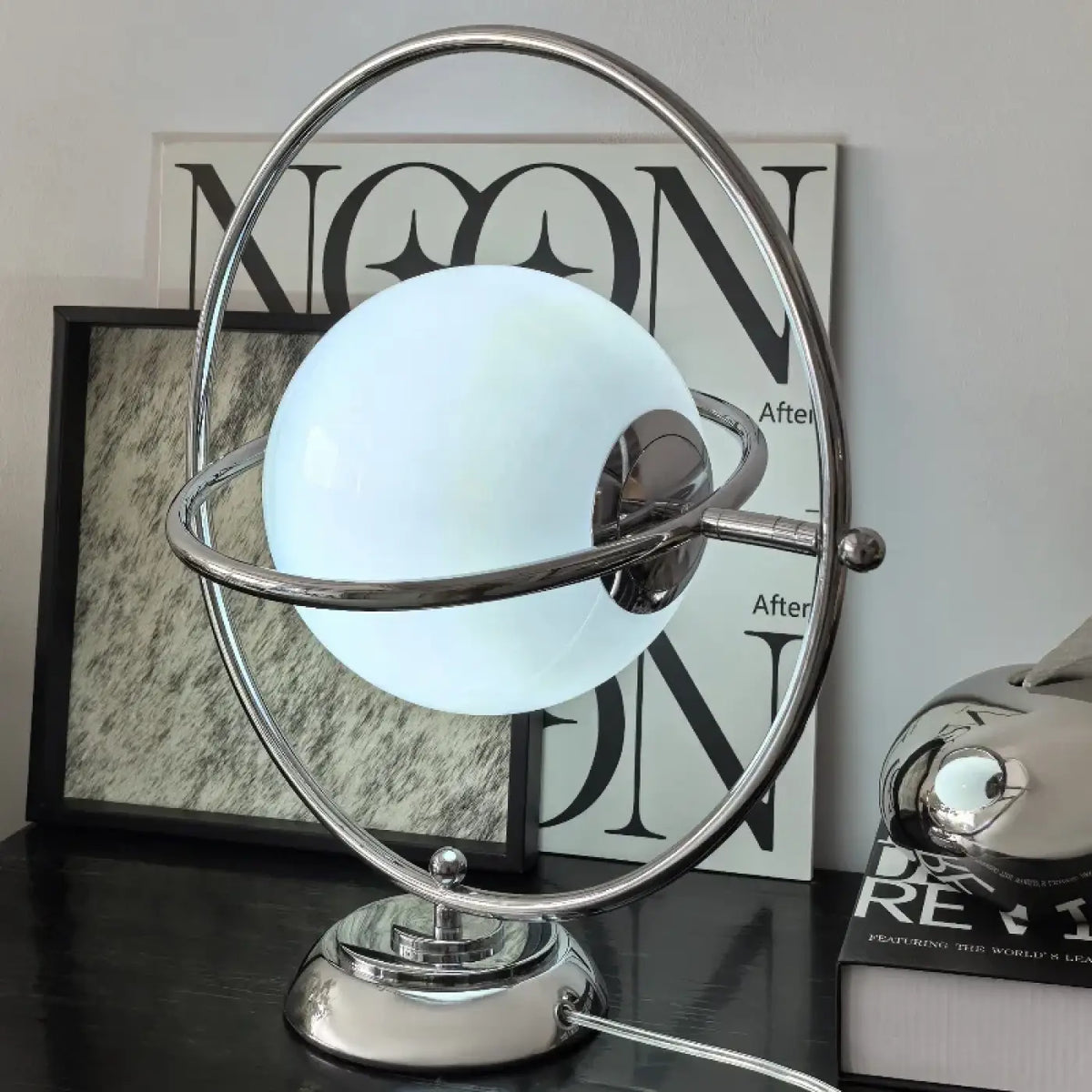 Lampe à Poser Effet Planète – Déran