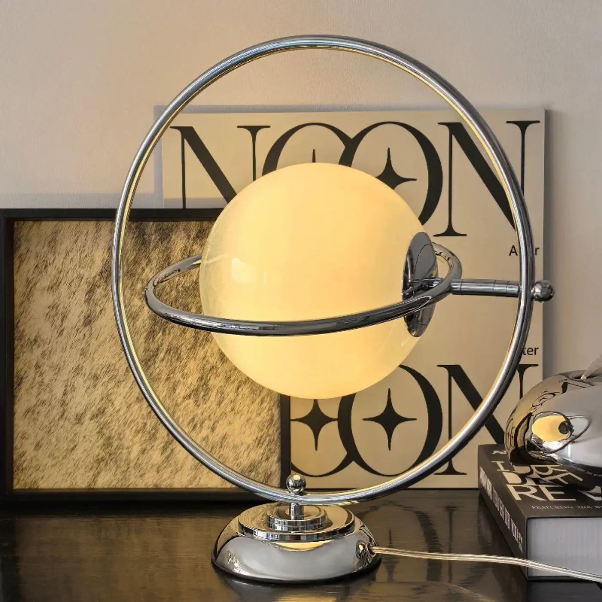 Lampe à Poser Effet Planète – Déran