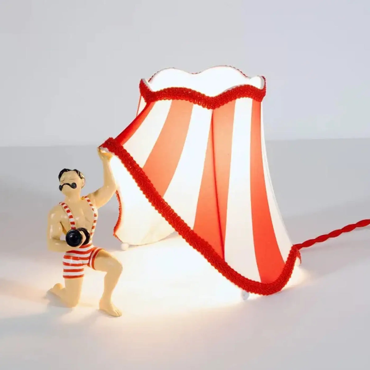 Lampe à Poser Personnage Abat-jour Rayé – Divis