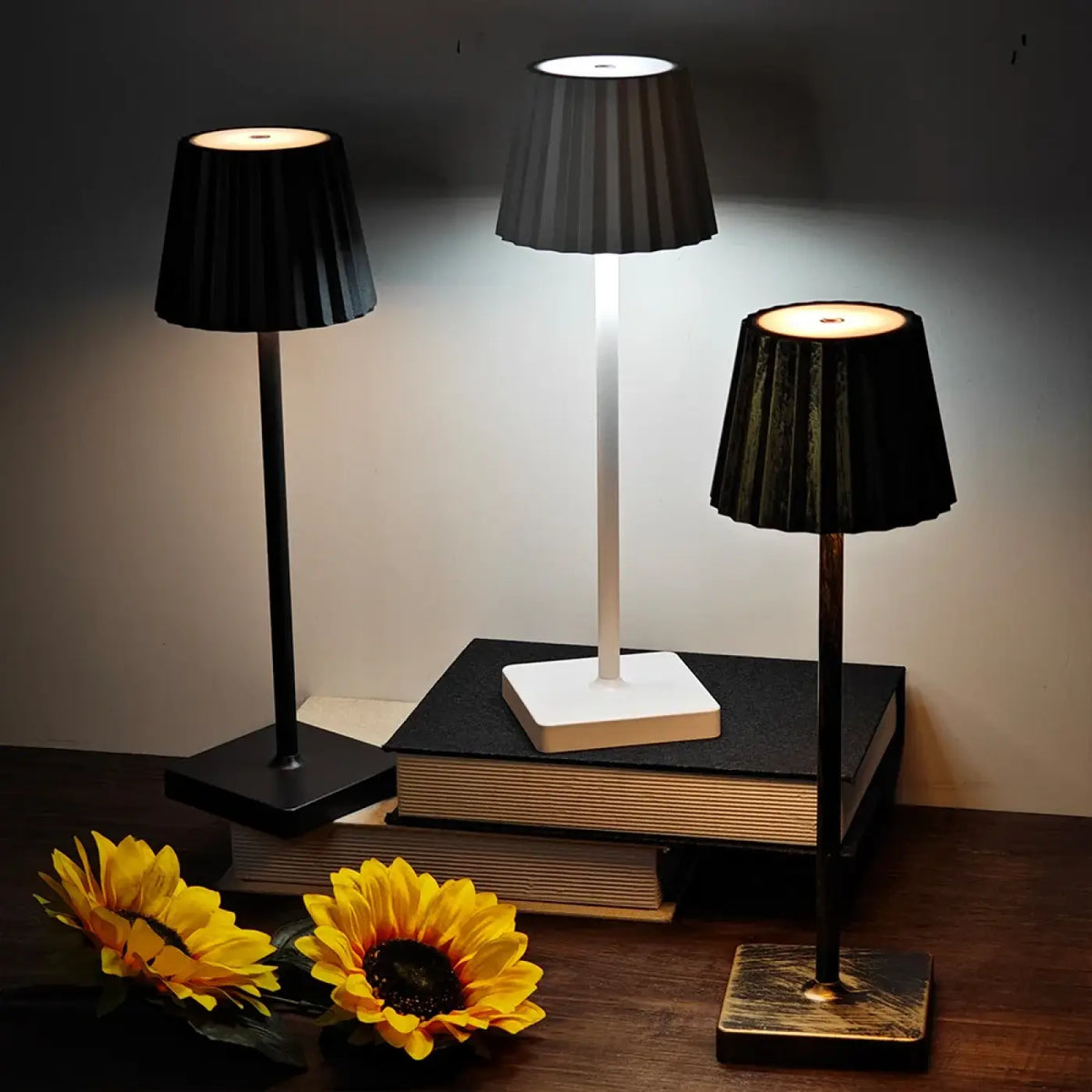 Lampe à Poser Abat-jour Plissé – Minia