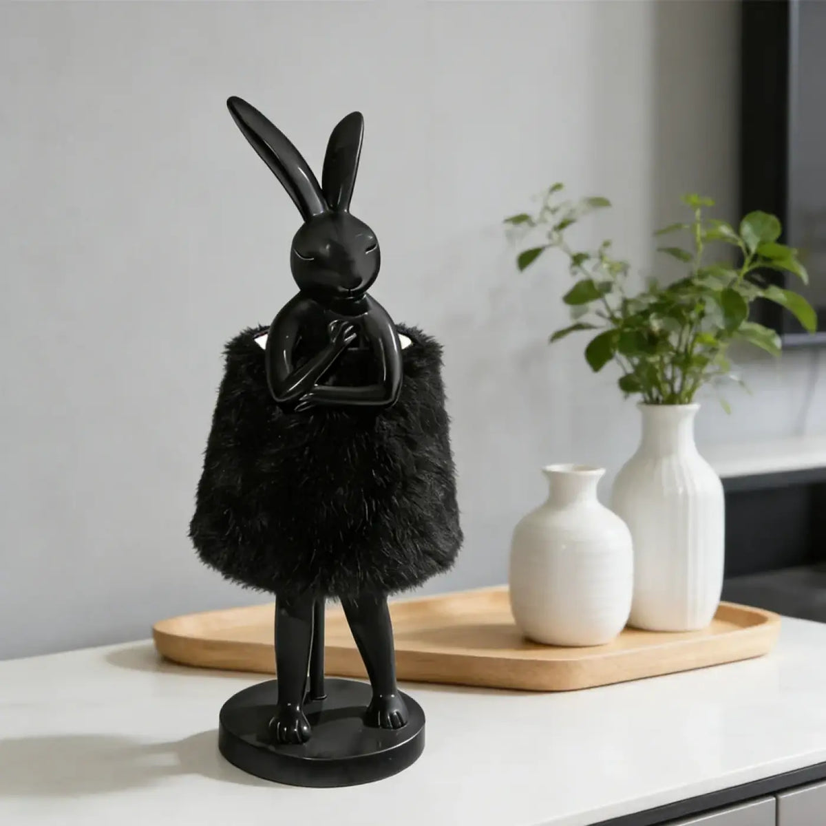 Lampe à Poser Lapin Duveteux – Zerane