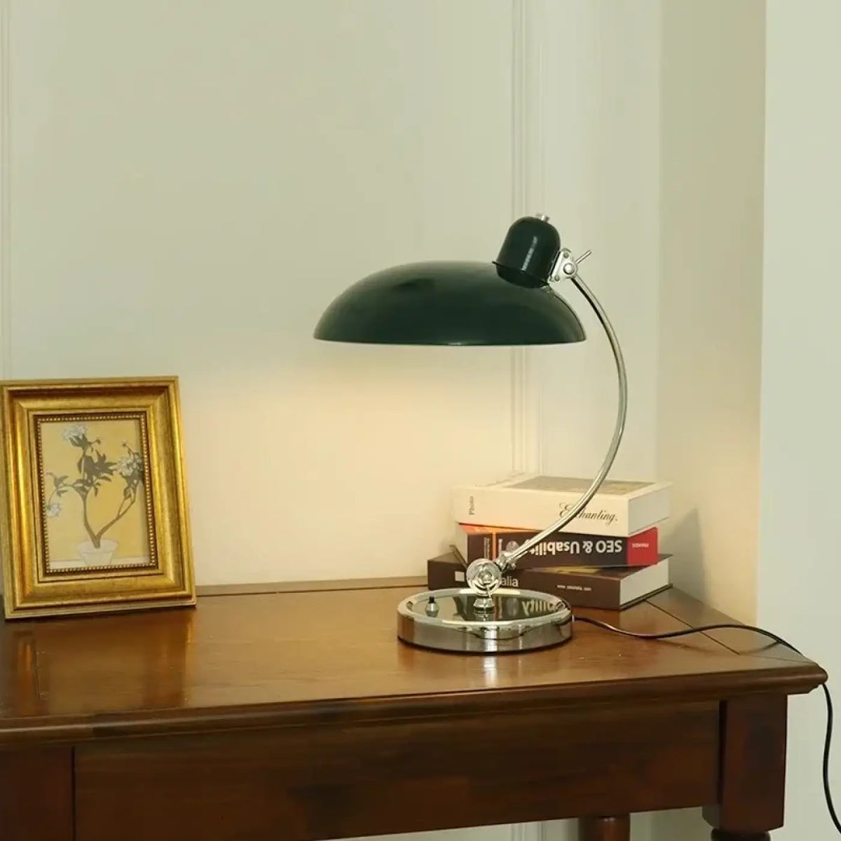 Lampe à Poser en Métal Chromé Réglable – Fisio