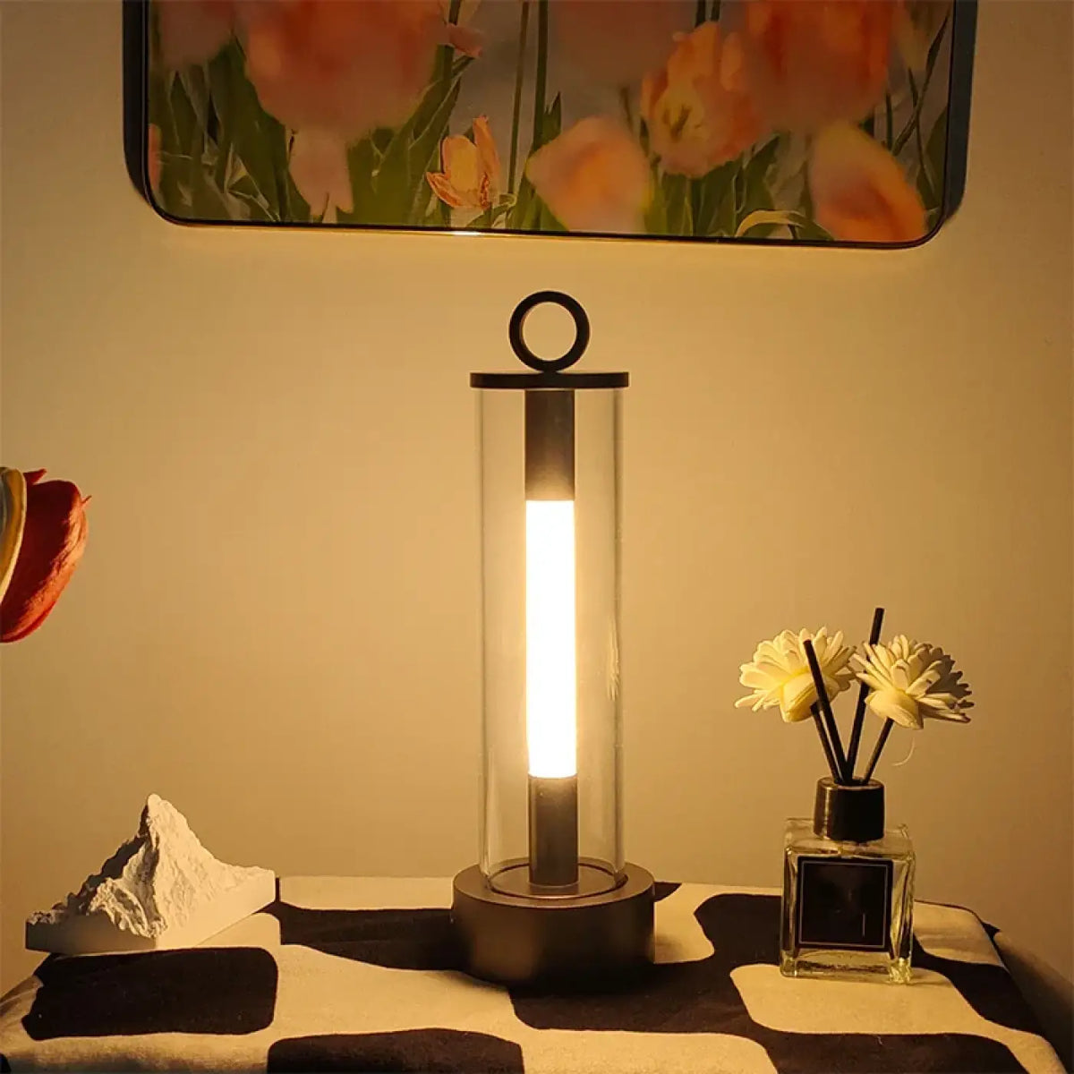 Lampe de Table Tube en Verre – Tovis