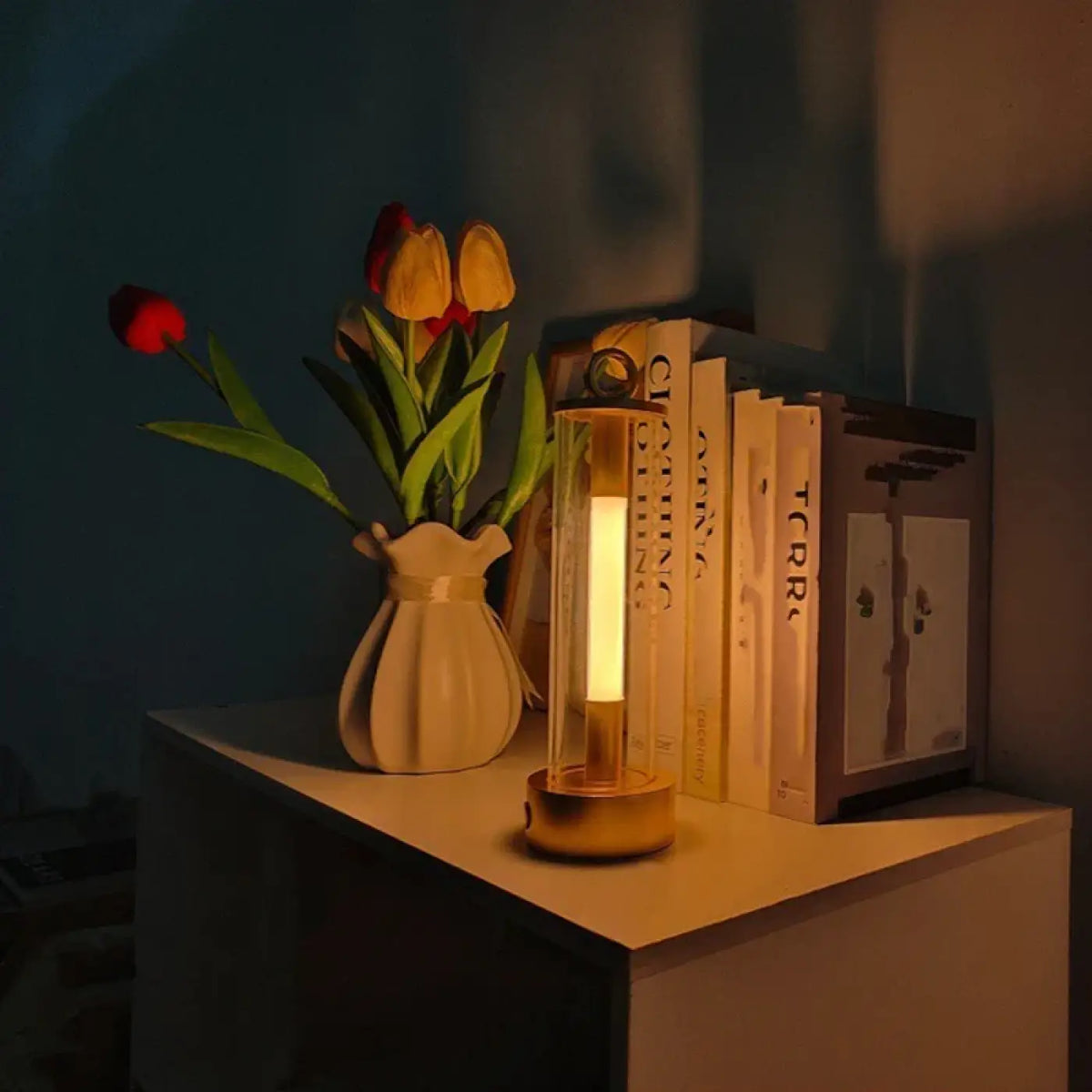 Lampe de Table Tube en Verre – Tovis
