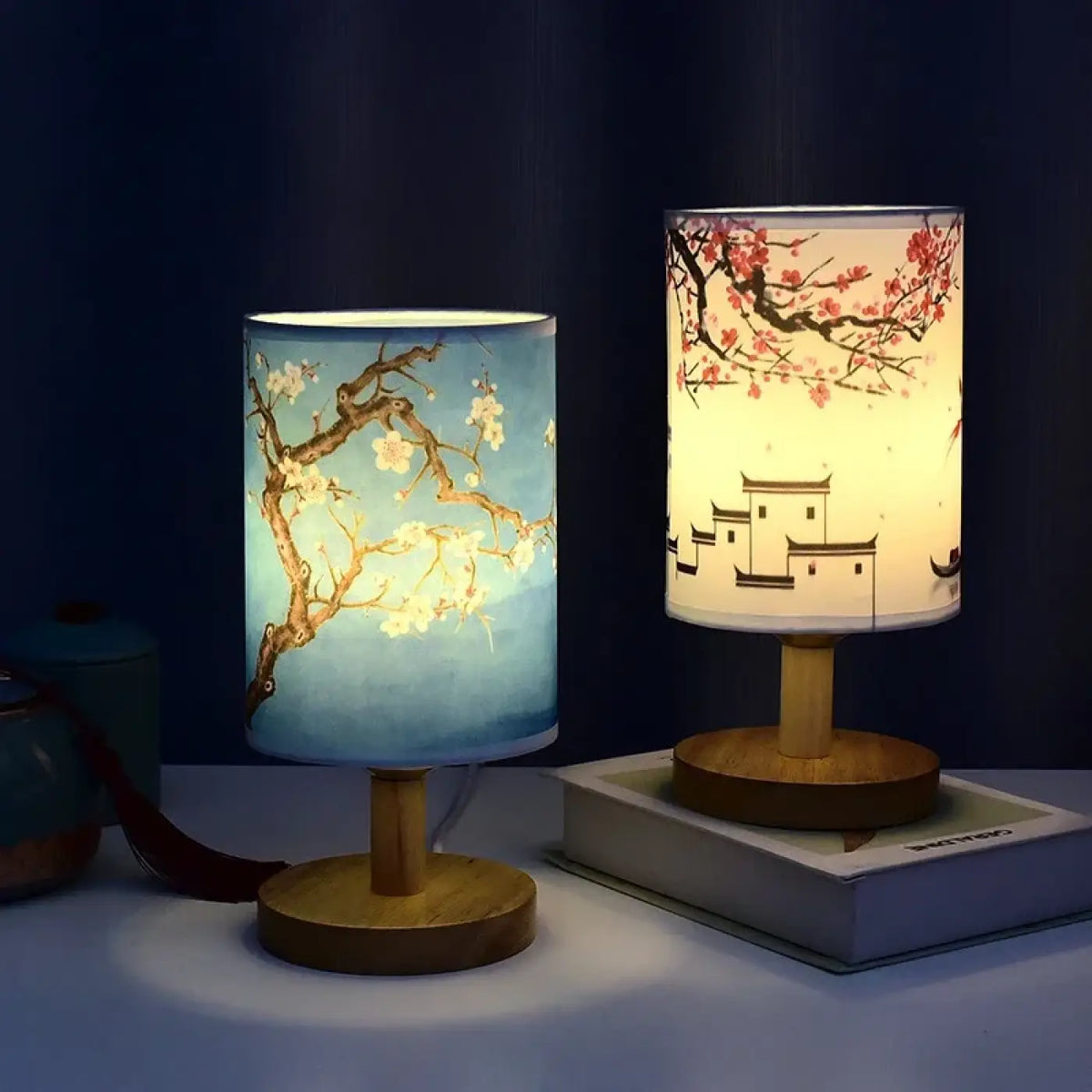 Lampe à Poser Style Asiatique – Vosan