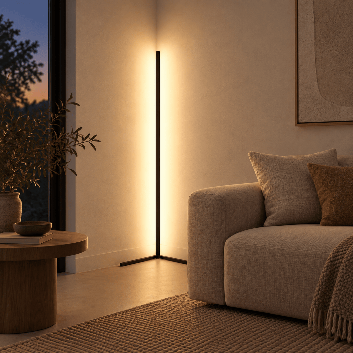 Lampadaire d'Angle LED – Vela